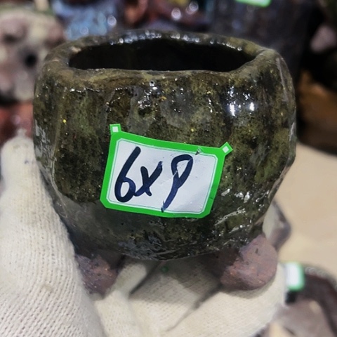 红陶粗陶花盆手工