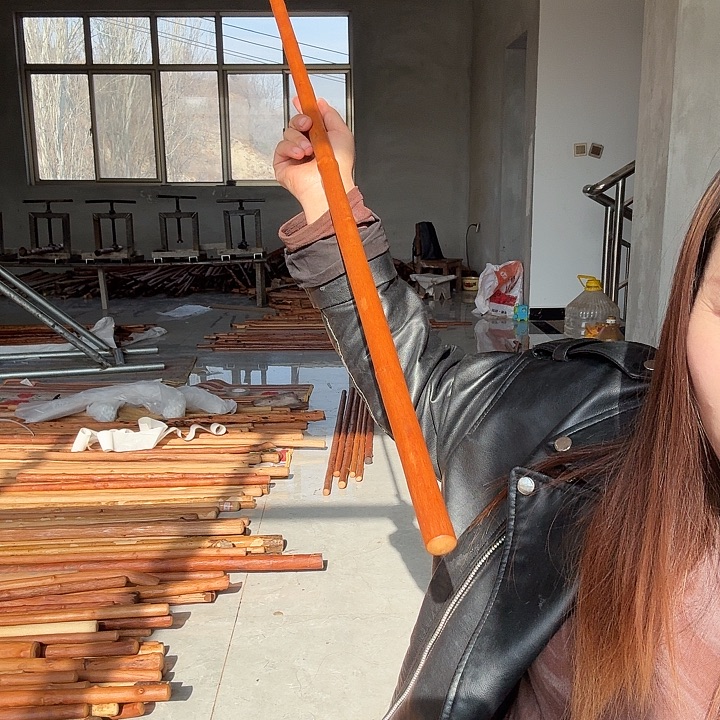 清***月秦岭石山红牛筋1.3武术棍