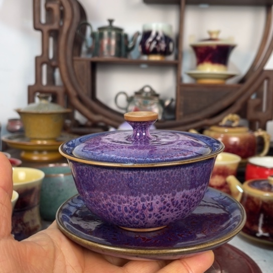 茶盏星**风神垕钧瓷茶器