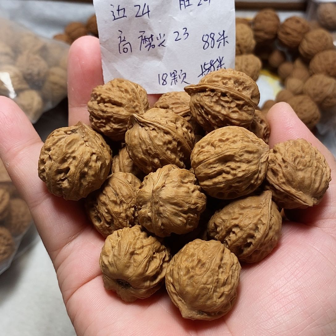 核桃手串/手链凹底八棱手持