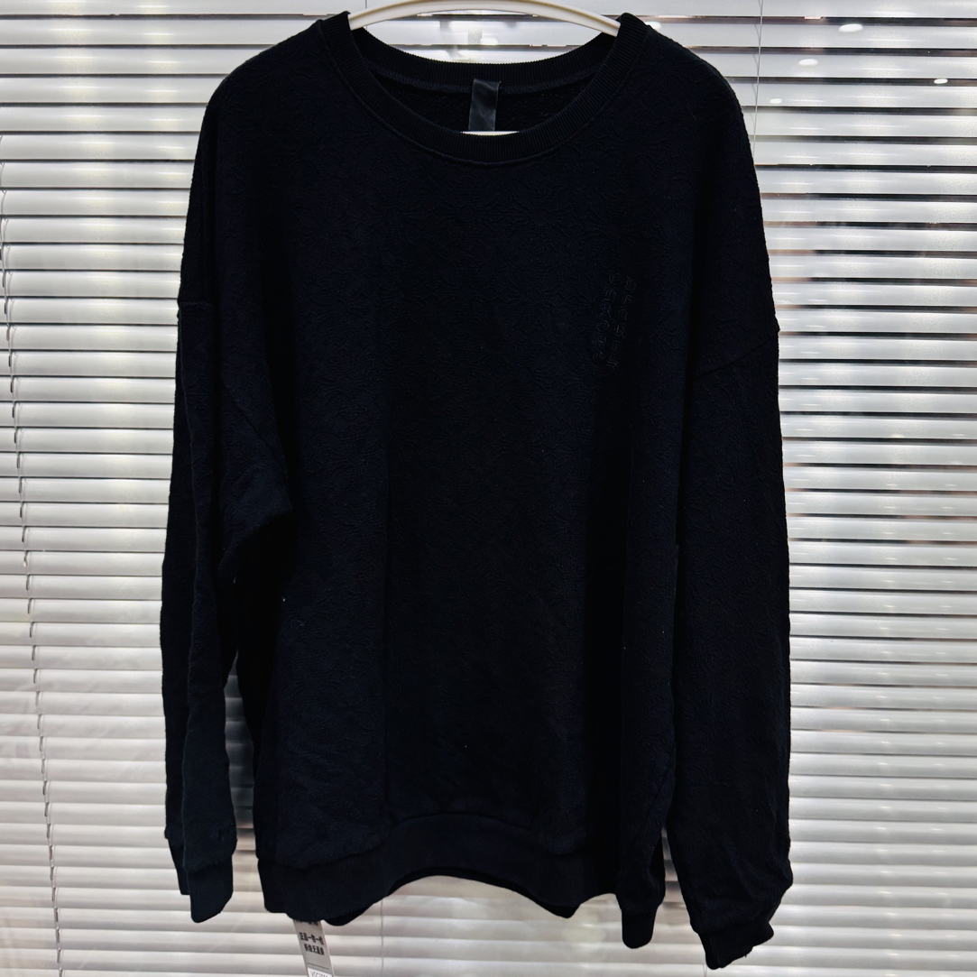 99新 Chrome Hearts/克罗心 十字花暗印卫衣175码ysc3851