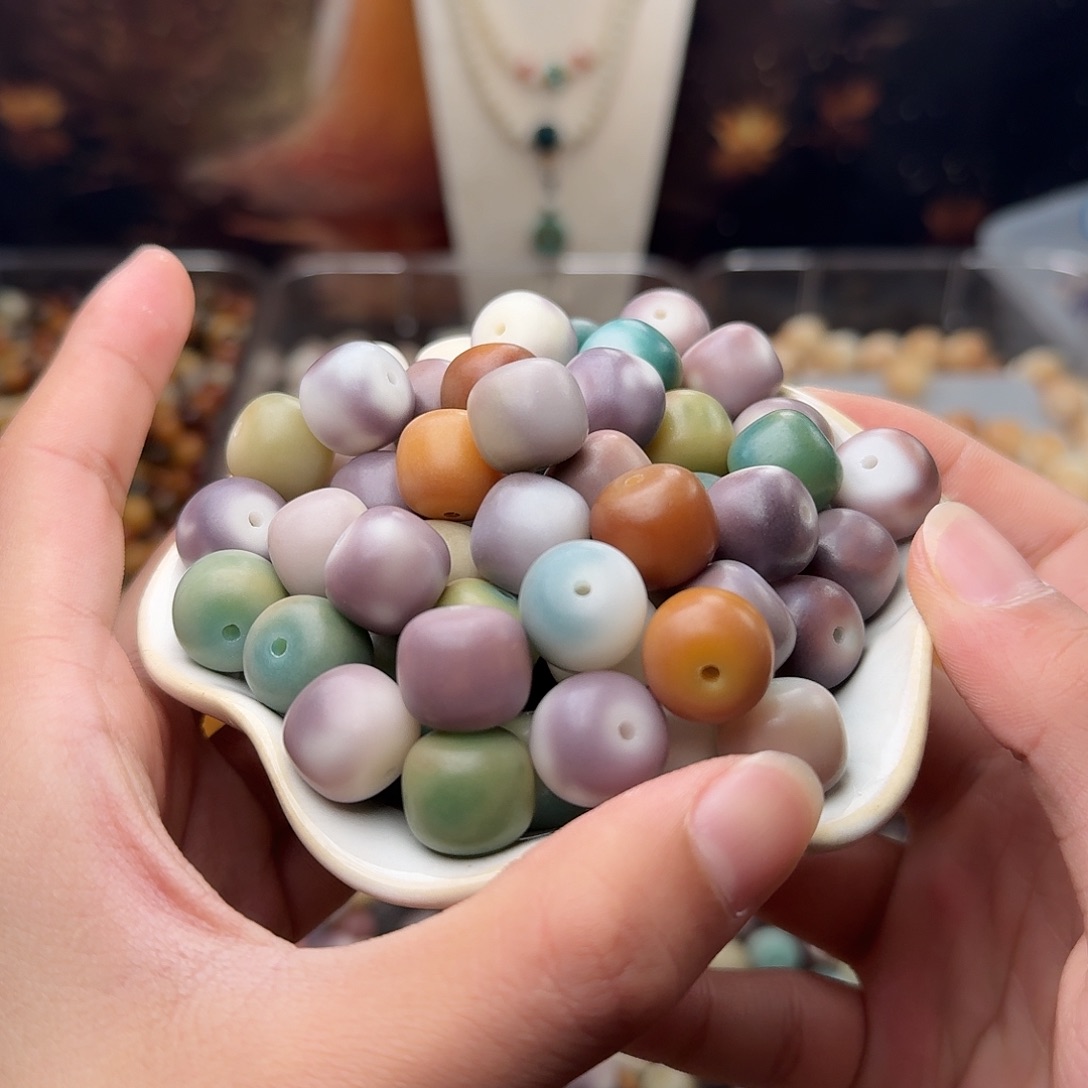 菩提根/象牙果吊坠50 颗磨砂秘境 14 干磨桶