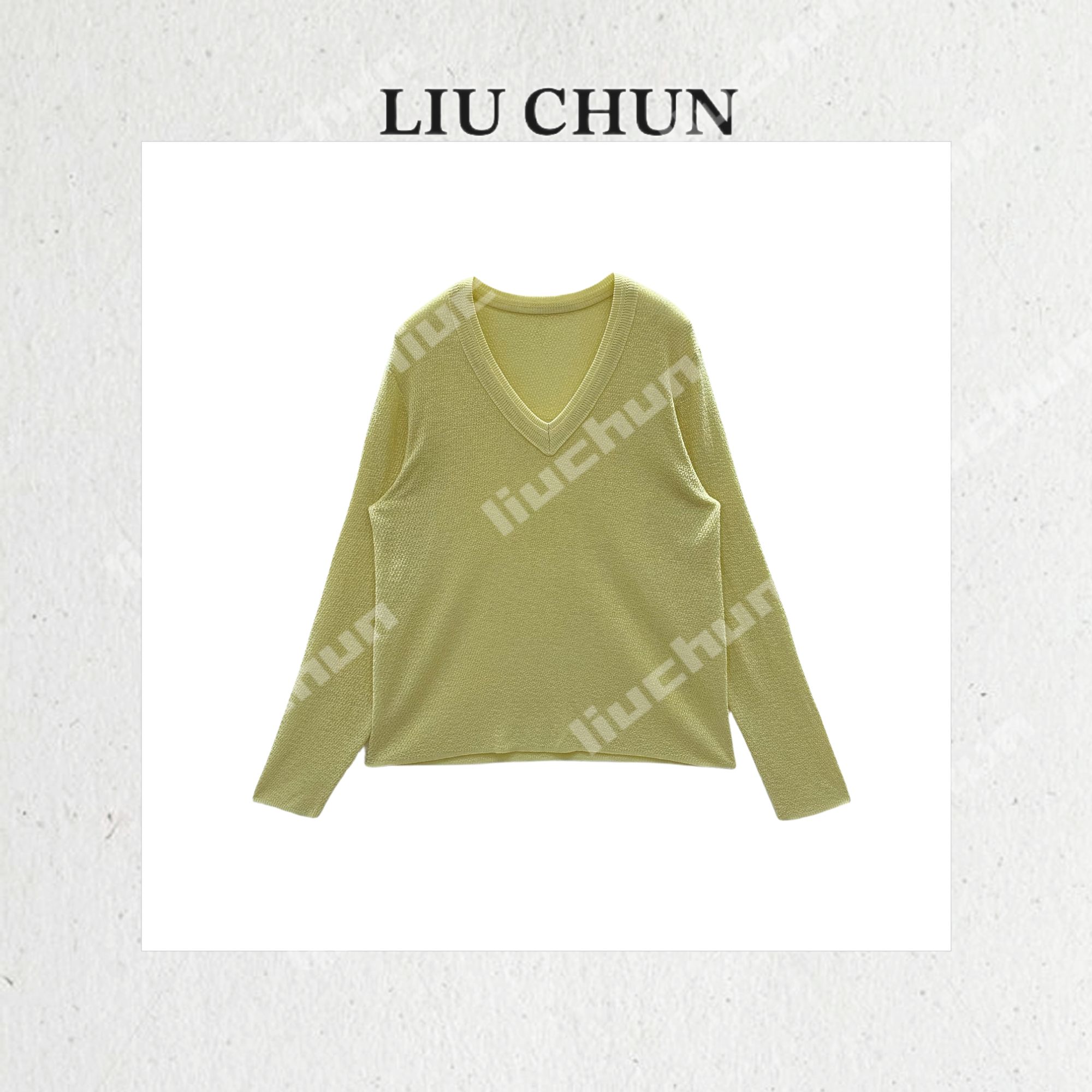 【纯色螺纹】CHUN家夏款针织上衣