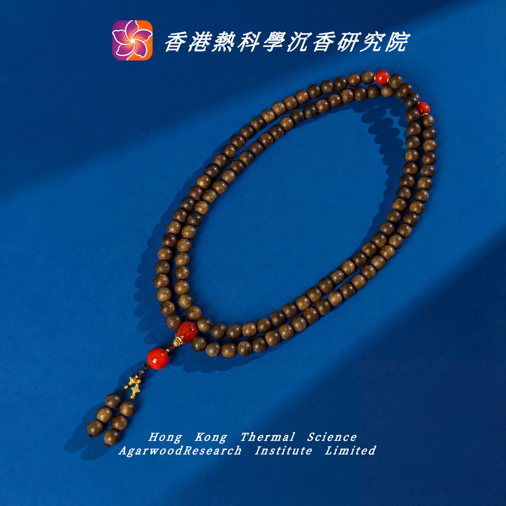 沉香【热科学研究院】沉水 富国岛倒架雷击料8mm*108多圈设计款手串