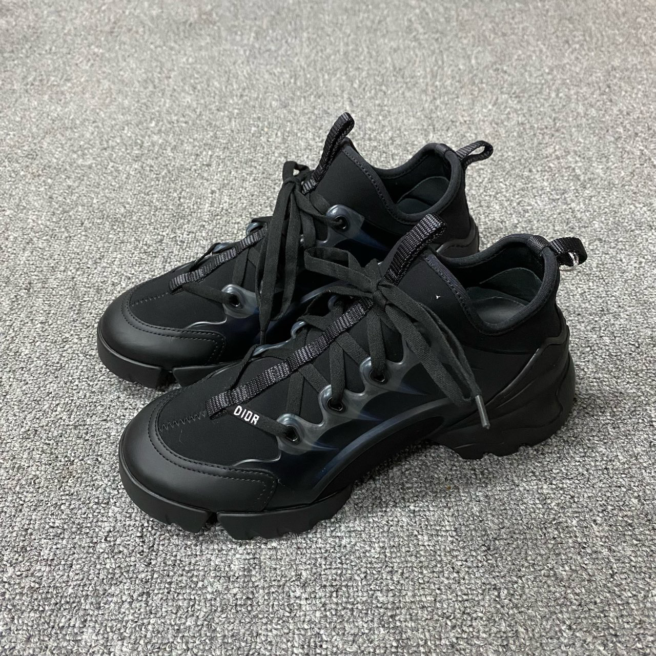 95新 DIOR/迪奥 98新/37.5码/迪奥/Dior/经典黑色老爹鞋/BF00830