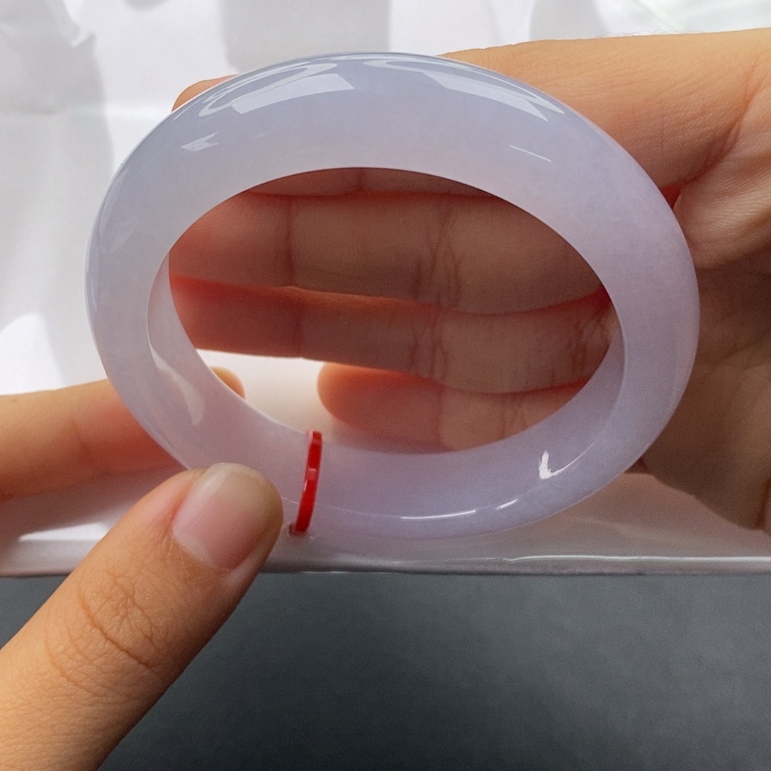 翡翠未镶嵌手镯56正圈