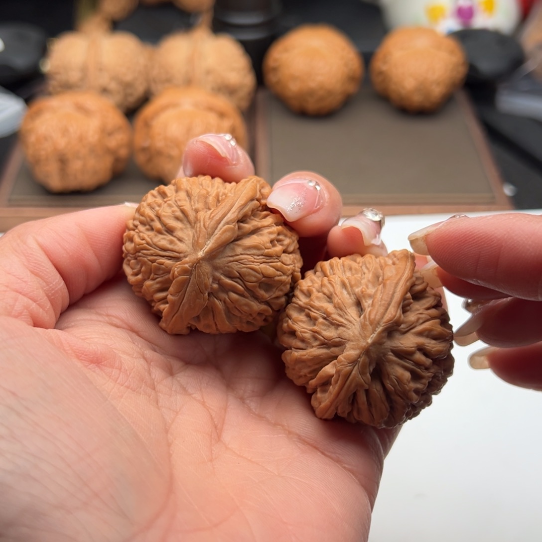 文玩核桃把件莲花38