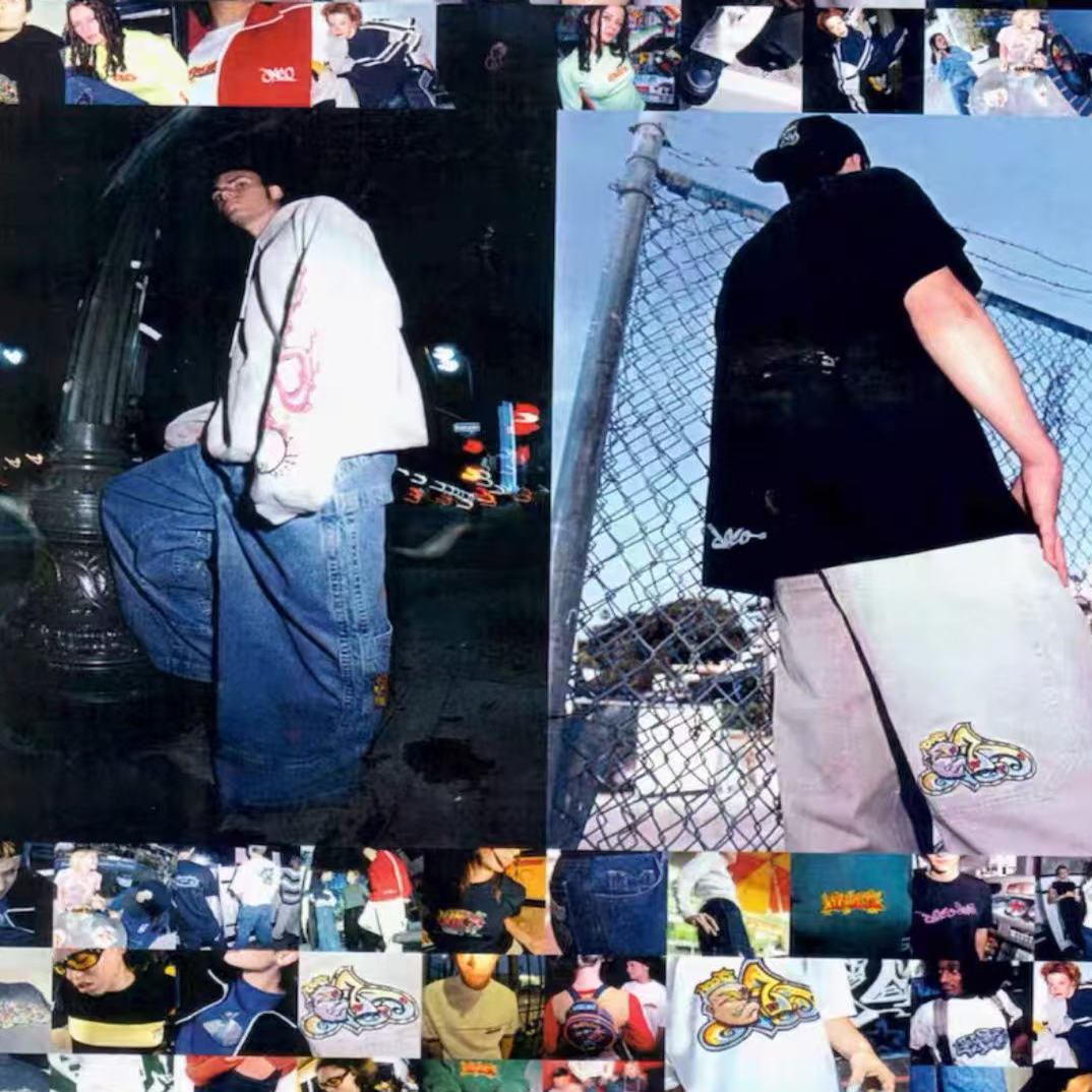 新号开播外贸男时尚牛仔裤子衣服大码宽松做旧百搭给号再拍