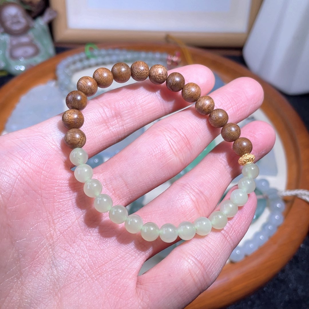 未镶嵌手链翡翠手串