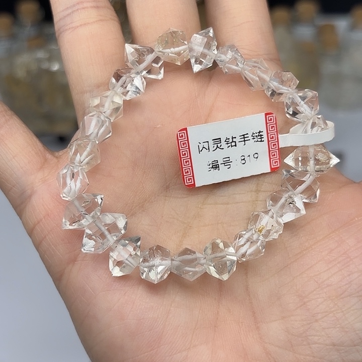 水晶颈饰未镶嵌闪灵钻手链