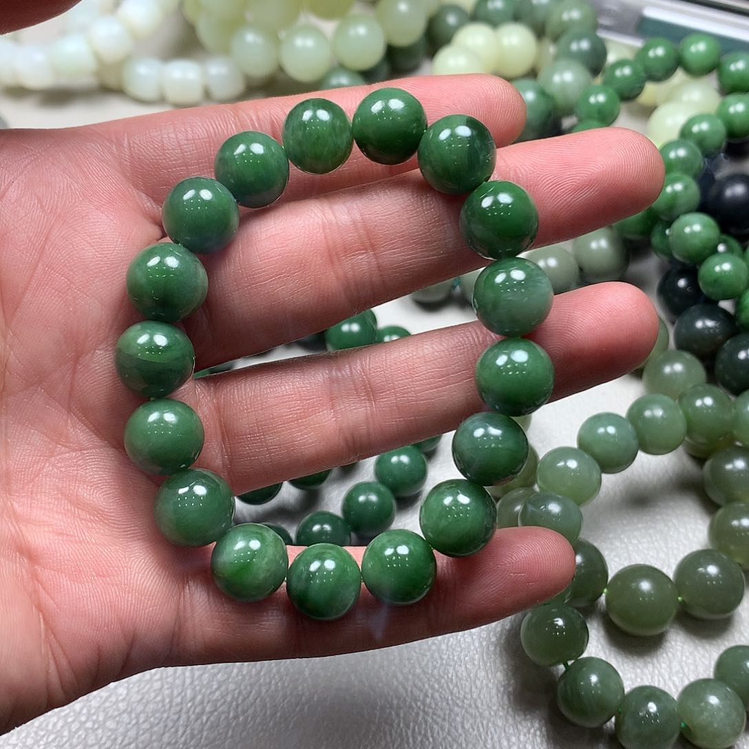 和田玉手链未镶嵌