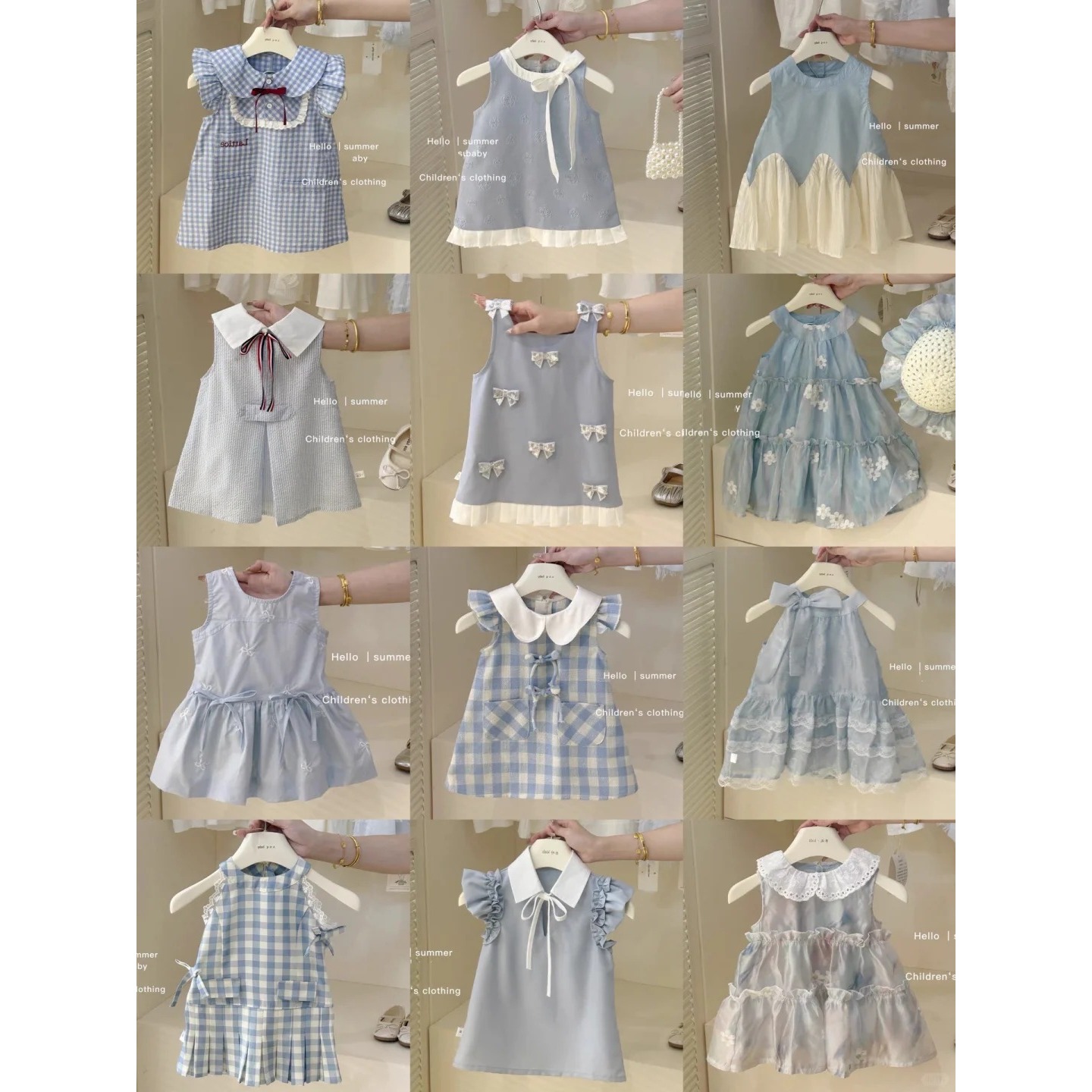 【5号链接】夏装裙子【E801-E856】女童公主裙夏季2025年新款