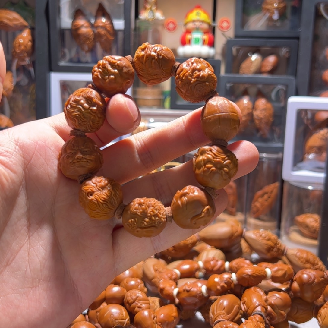 手串/手链橄榄核手工子山十八罗汉