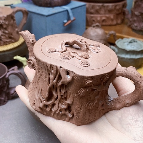 茶壶紫砂全手工制作的手工制作工艺品