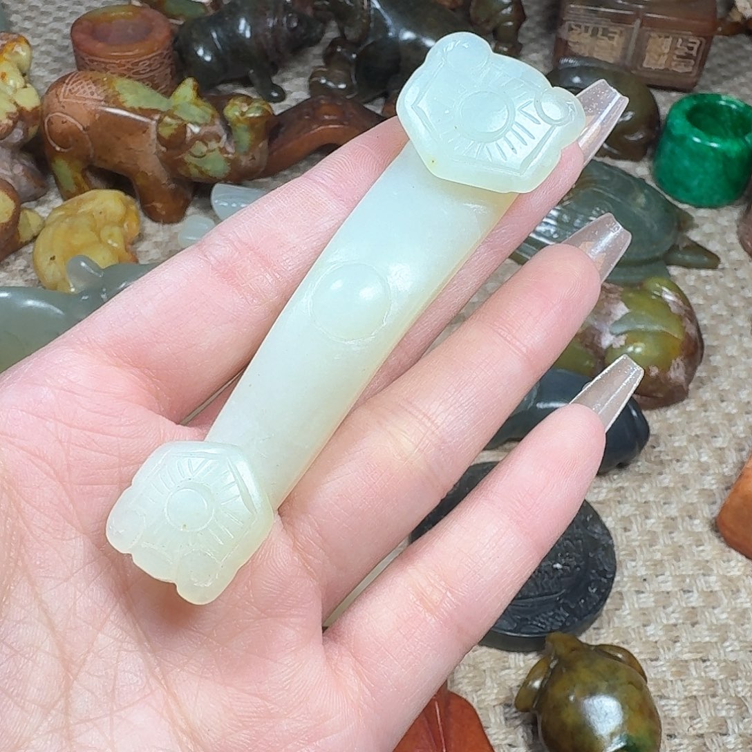 白玉菩提吊坠挂件