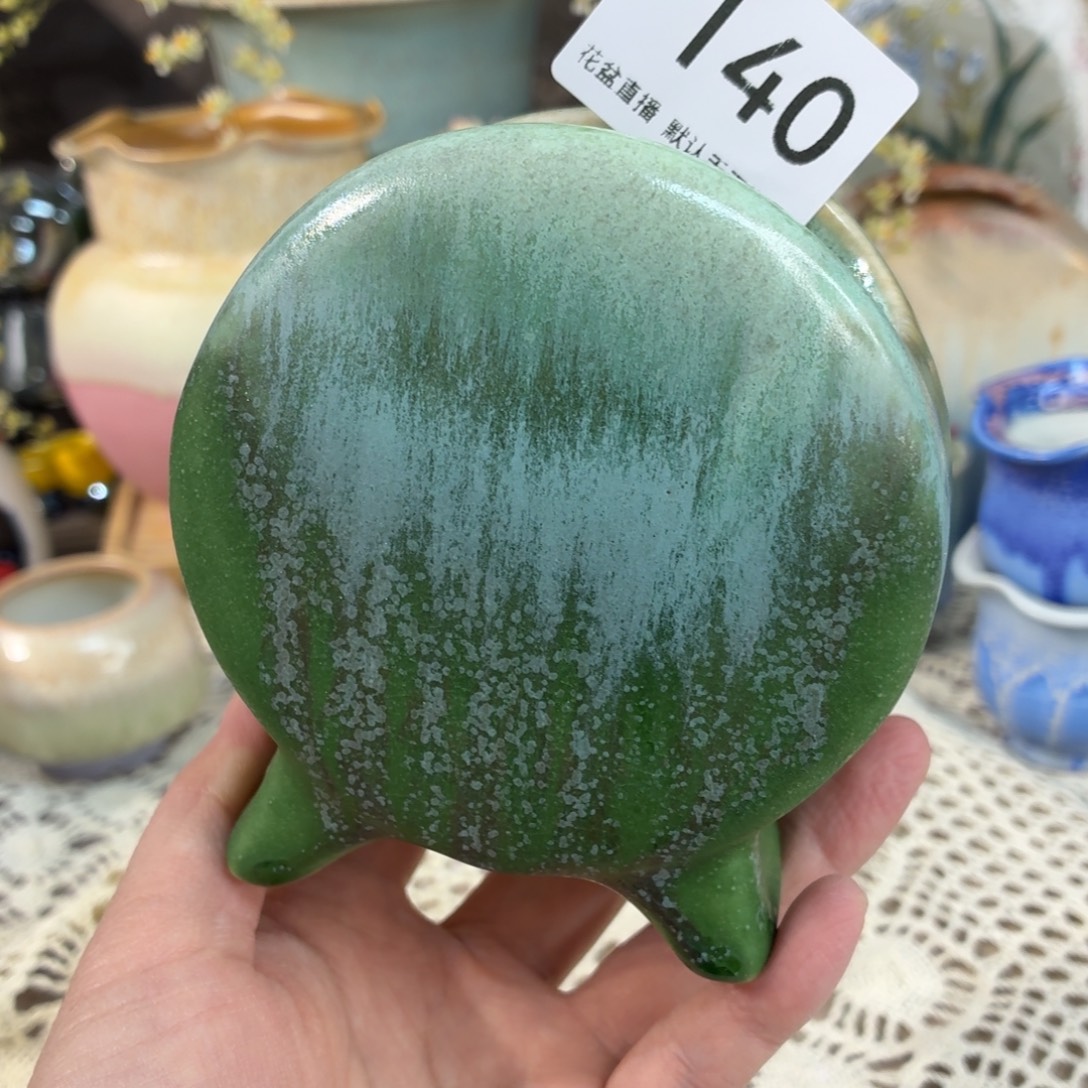 秒景德镇陶瓷花盆艺术