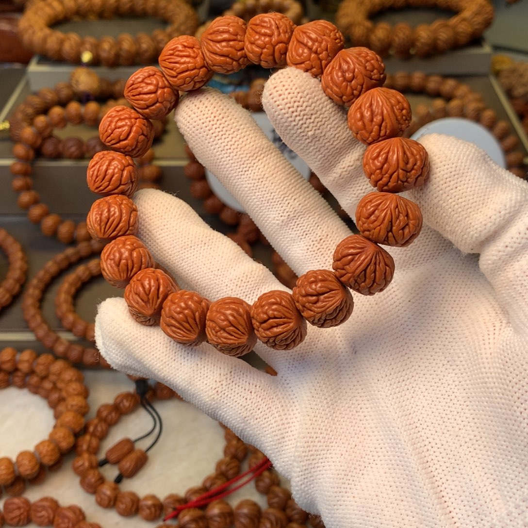 手串桃核秦岭龙纹