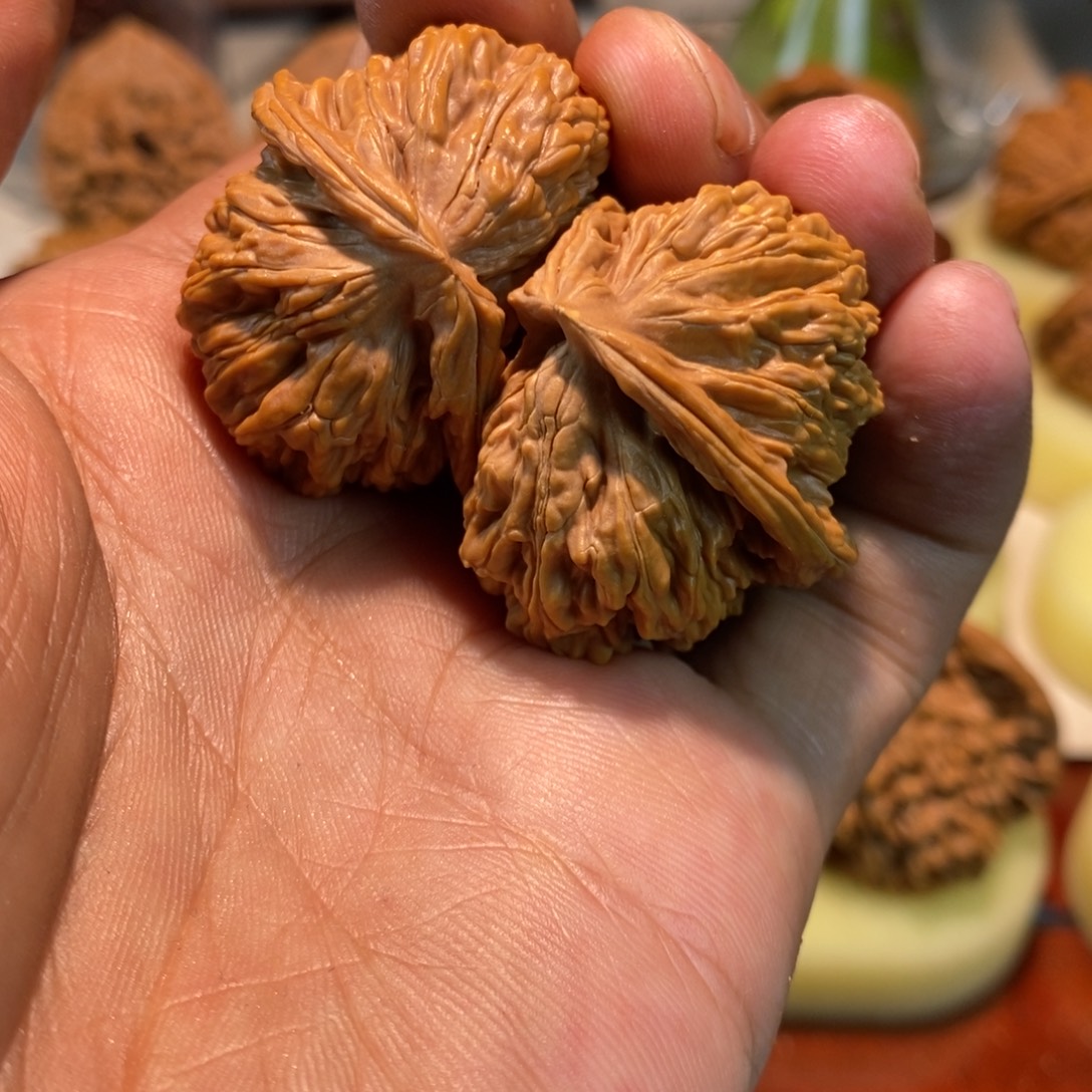 文玩核桃把件003半壁狮子头