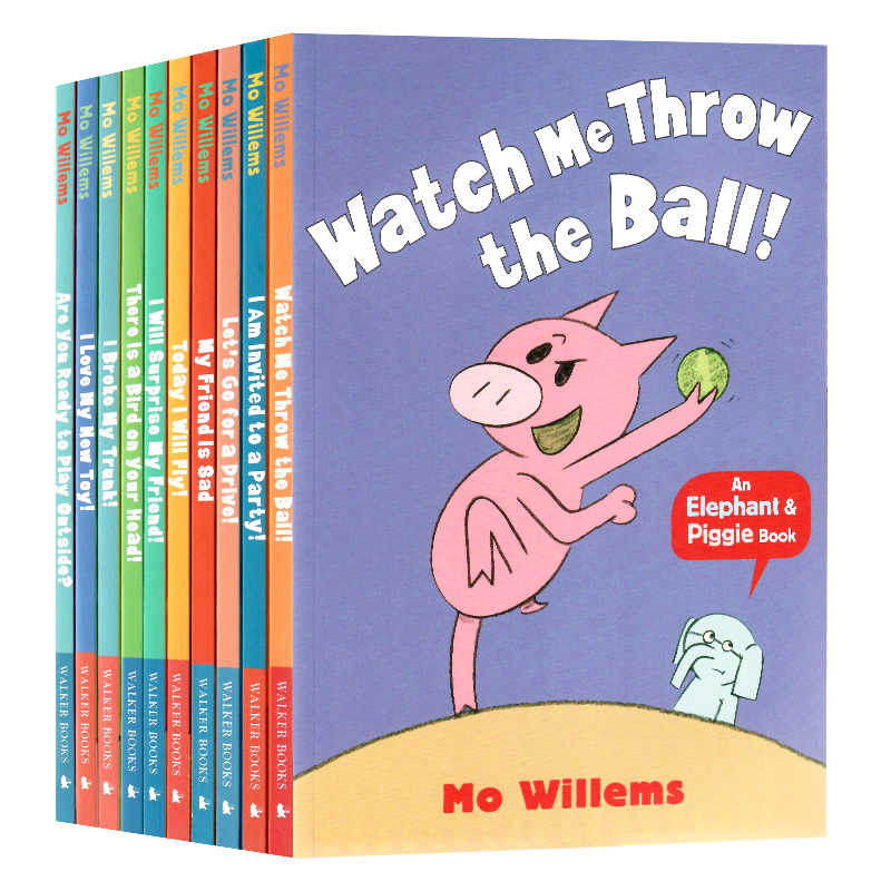 小猪小象套装英文原版绘本儿童情商管理情绪培养好习惯读物