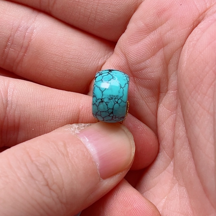 绿松石墩子13.6未镶嵌