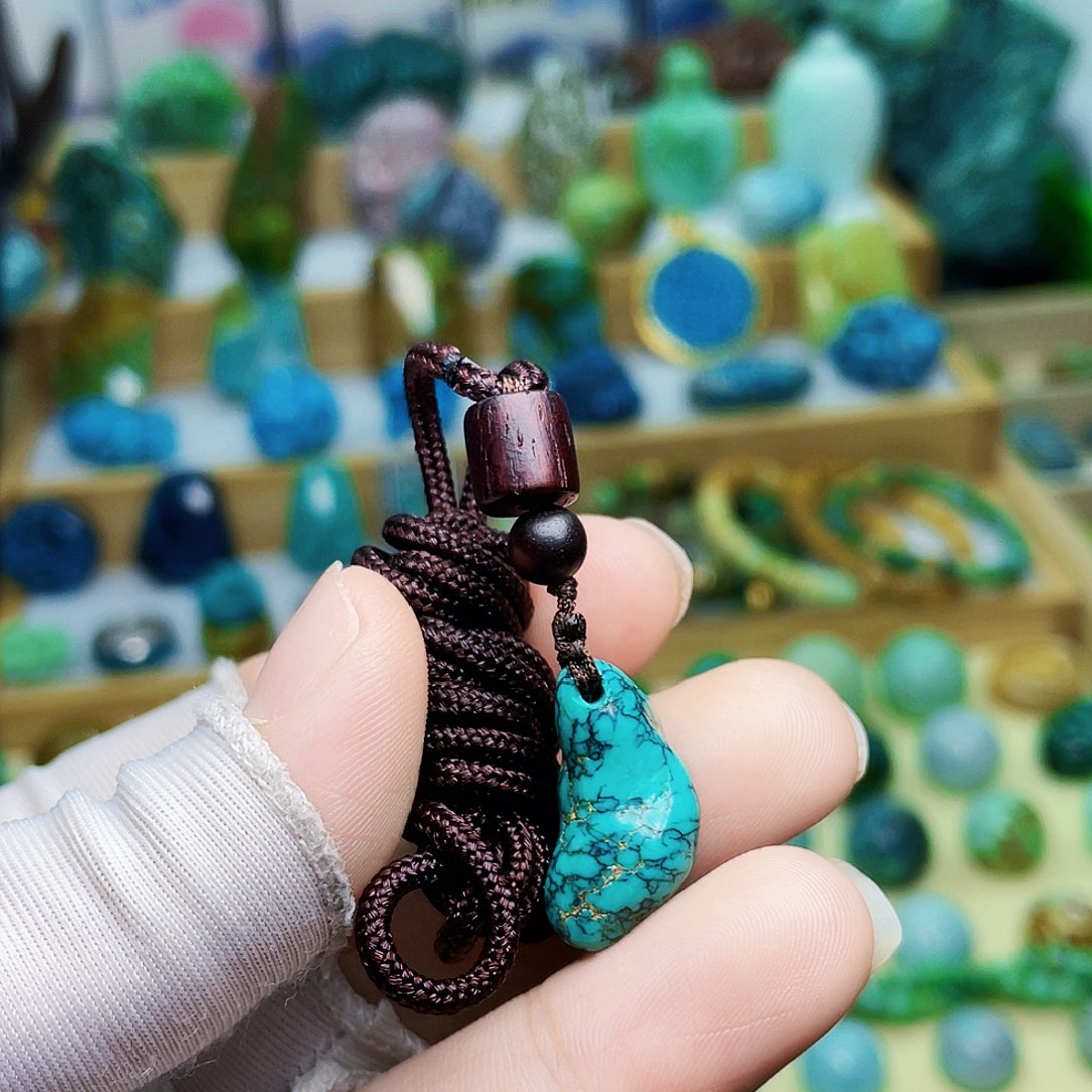 绿松石珠宝奇石未镶嵌