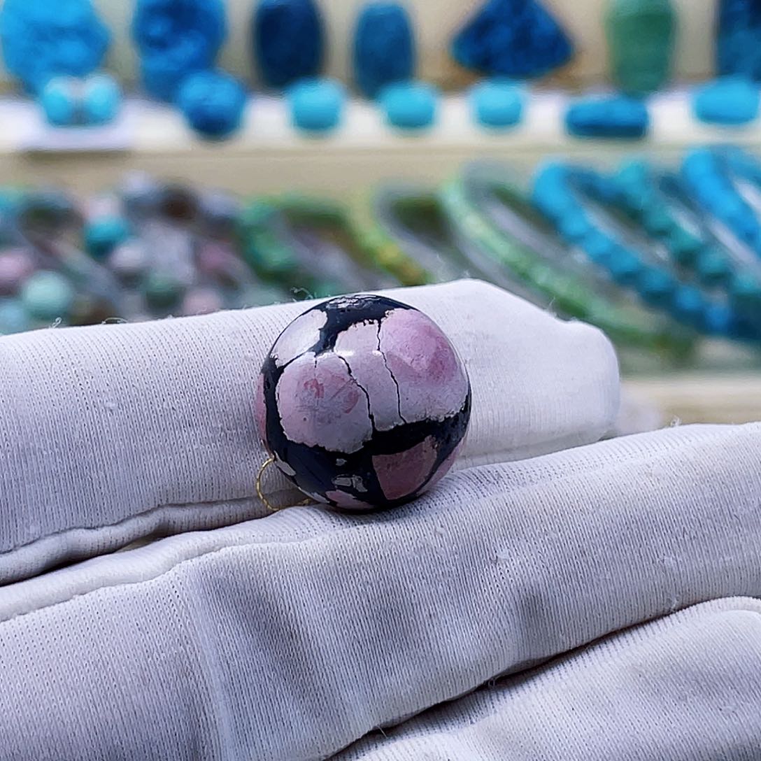 绿松石未镶嵌挂件