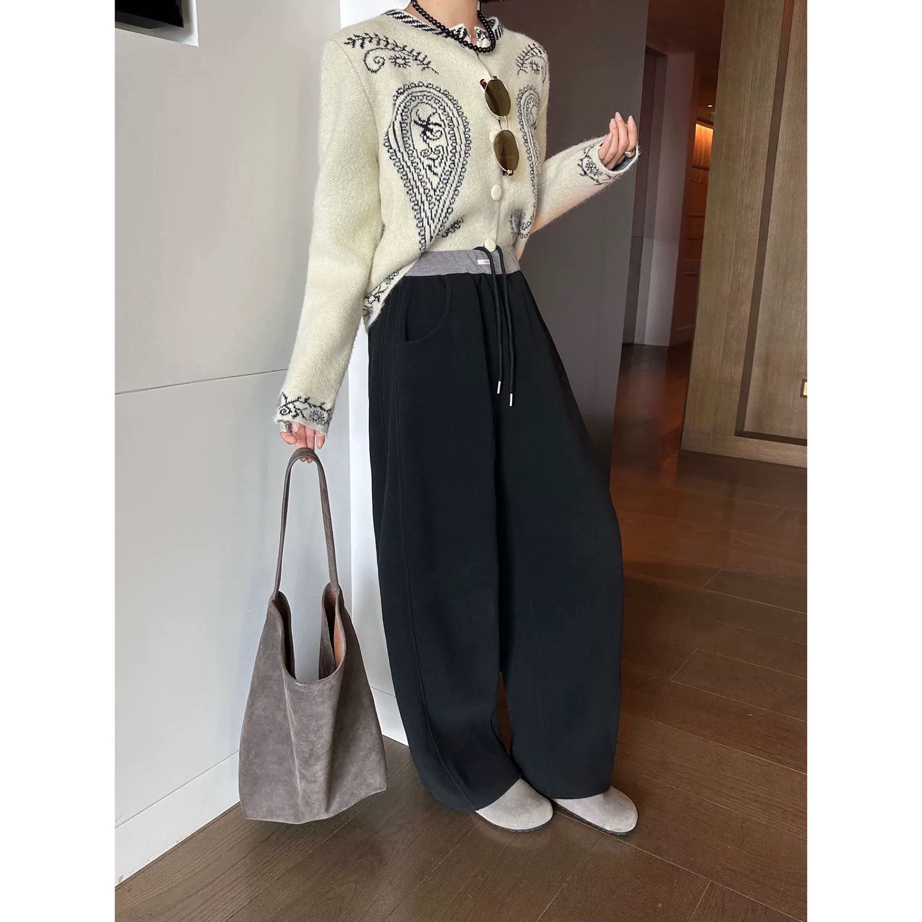 626 （糯米绒感）云感香蕉裤