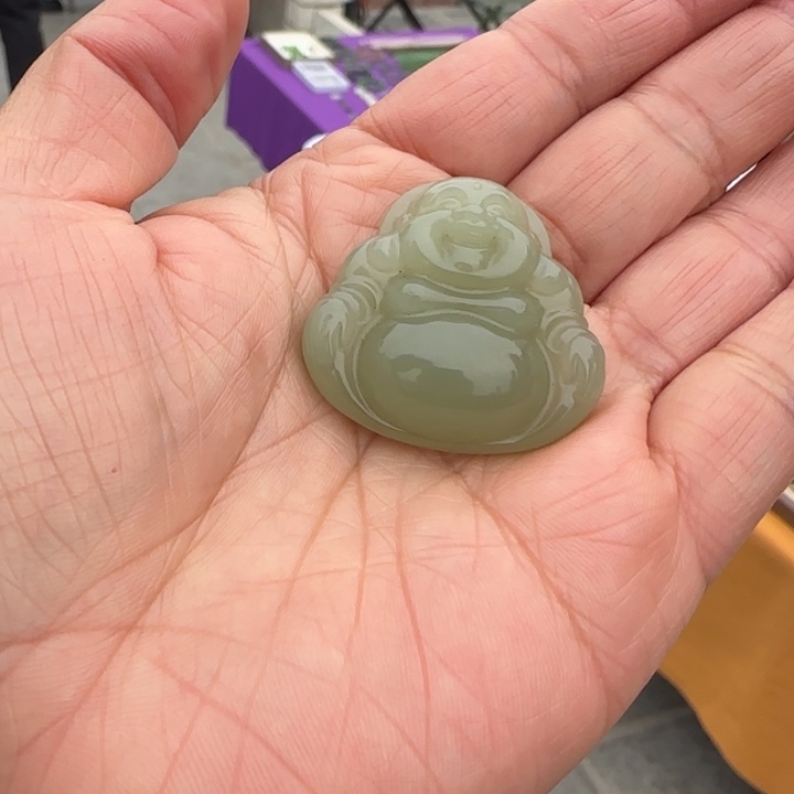 和田玉颈饰未镶嵌高货佛公