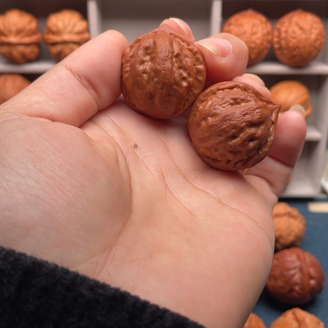 把件文玩核桃?三棱