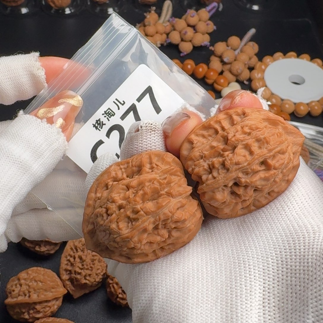 文玩核桃把件35+赤龙C277