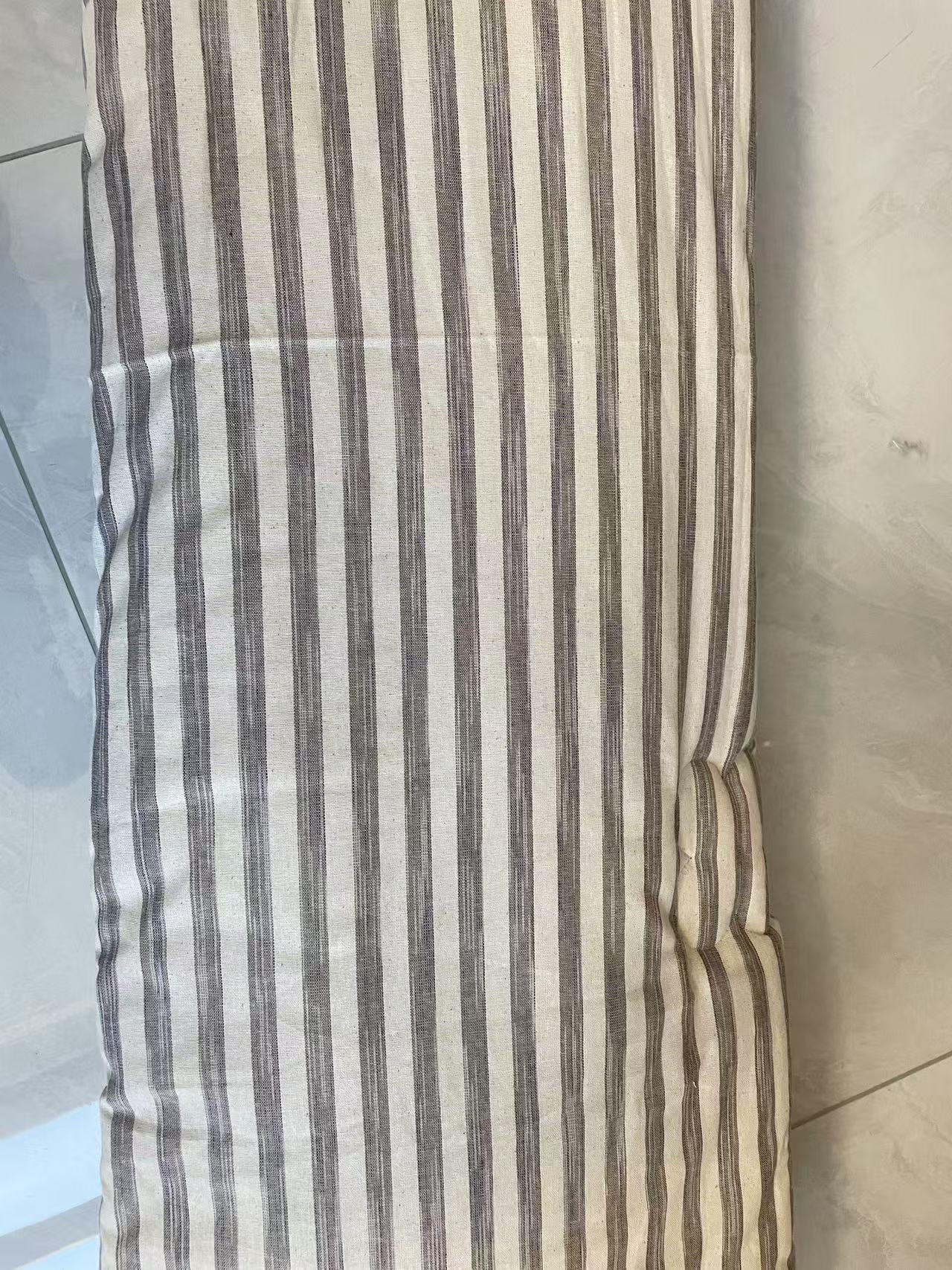 【京会社】罗布麻竖条夏被150*200cm灰白