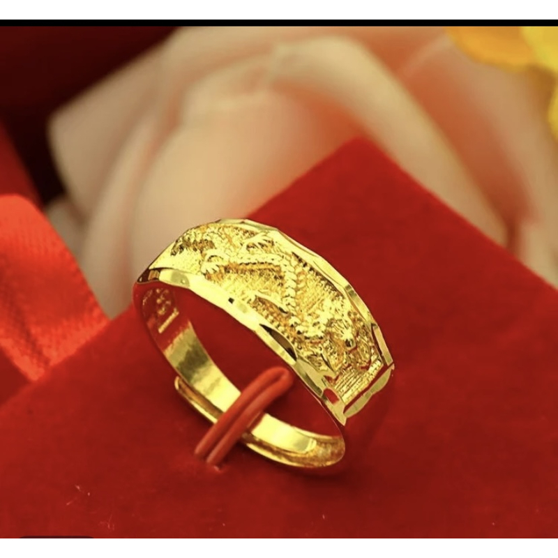 合金戒指 【网红小龙戒指】经典时尚百搭