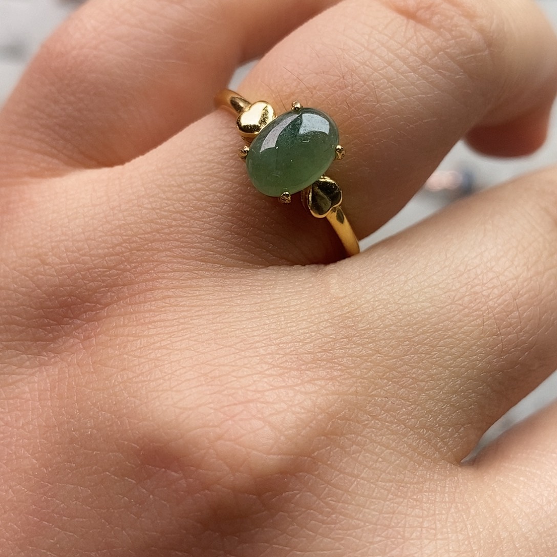 翡翠未镶嵌戒指翡翠