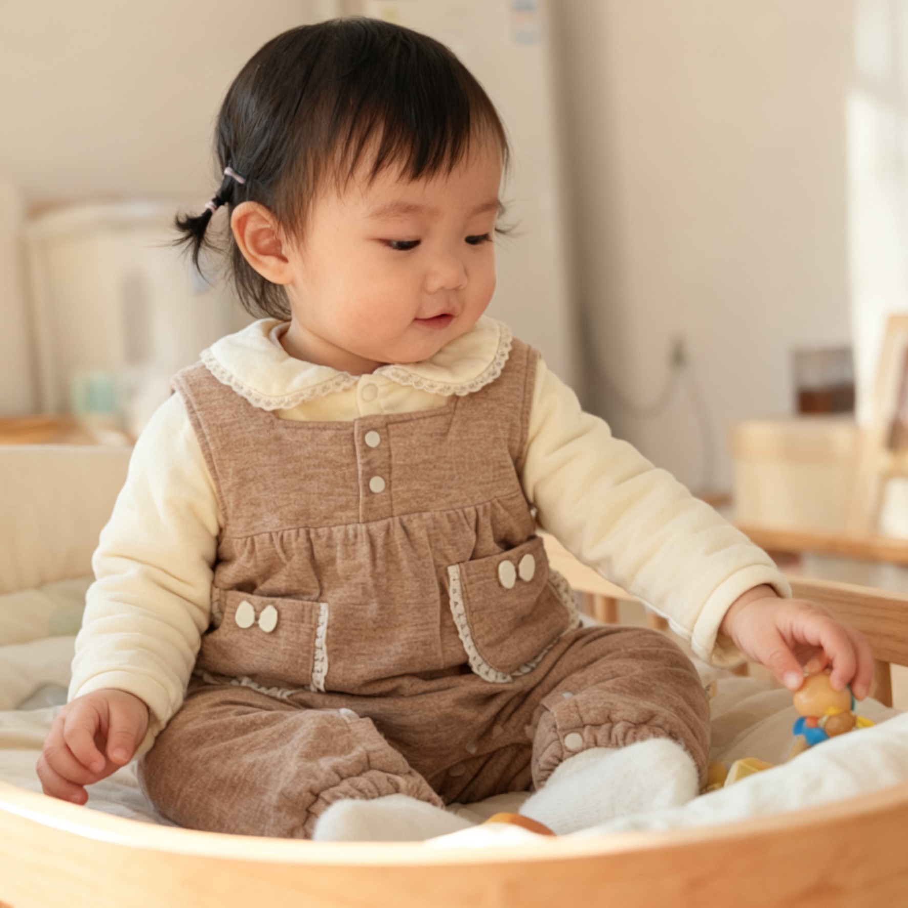 120克宝宝套婴幼儿小宝宝最实穿的配搭可调节的背带裤哈衣爬服