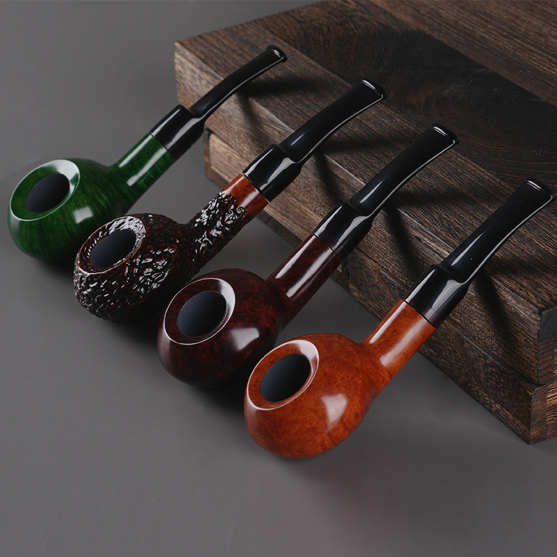 20*35-石楠木烟斗新款飞碟牛头直斗座斗抽v抽l调和都可烟气顺畅