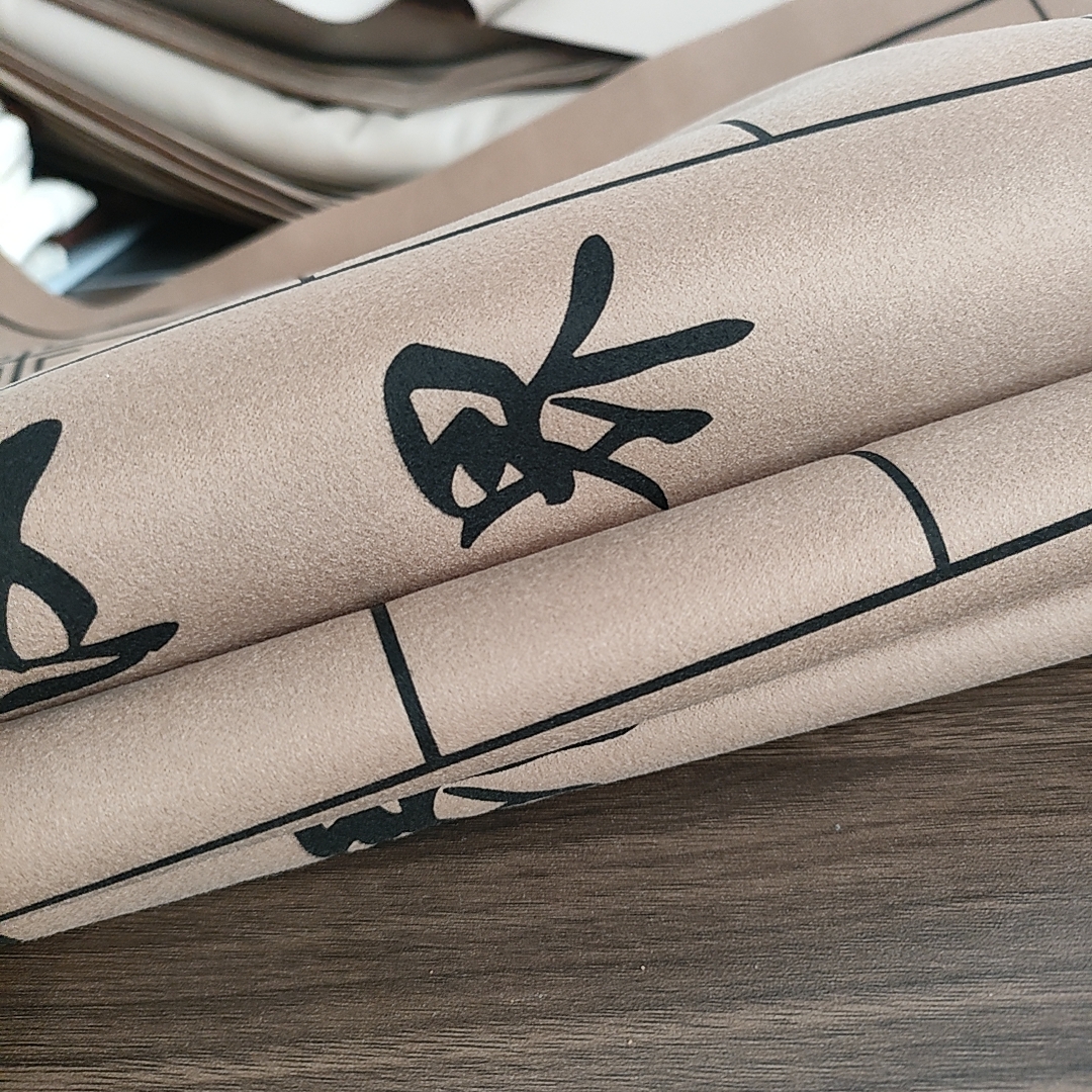 65皮革棋盘象棋棋盘皮革加厚绒面便携棋盘柔软不折不裂