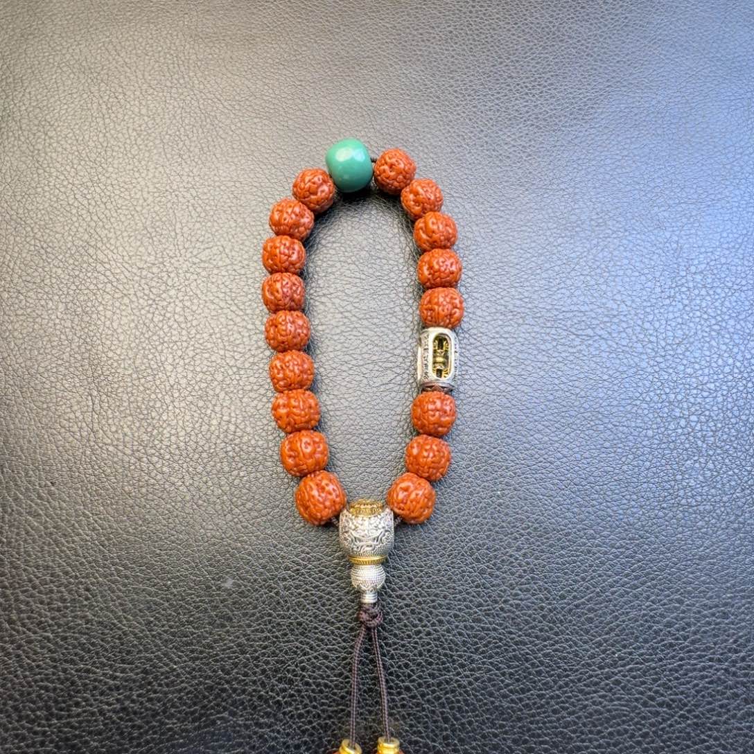 ⑧***圈香榧木金刚菩提手持