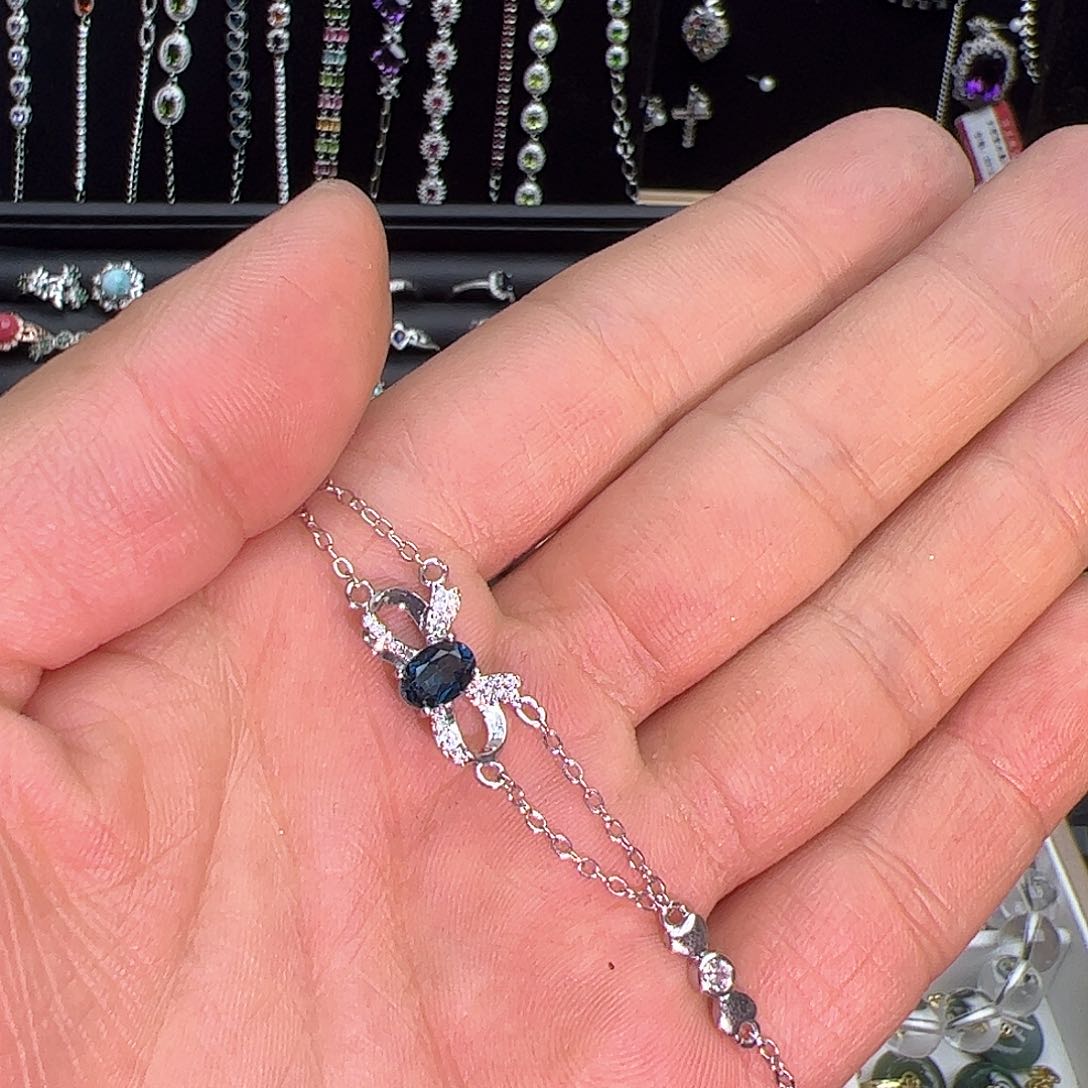 紫晶珠宝半成品银S925镶嵌