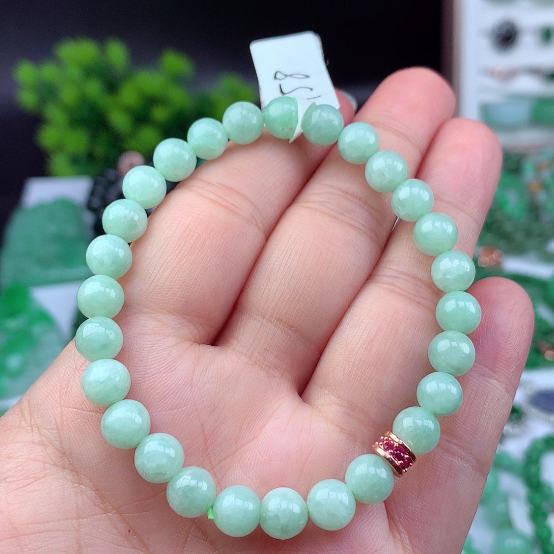 翡翠未镶嵌项链手串