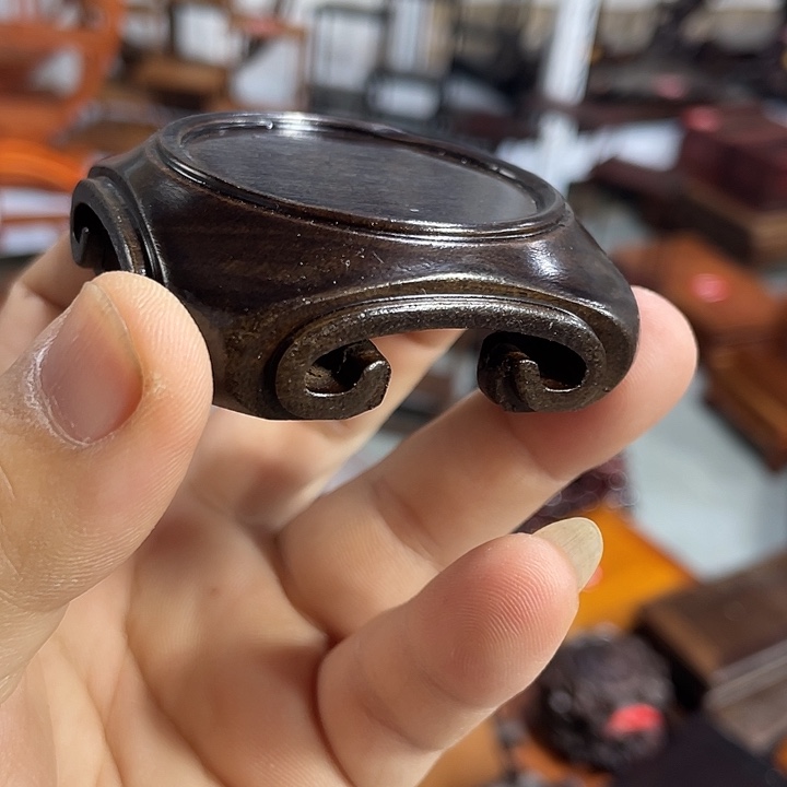 香榧木红木底座工艺品