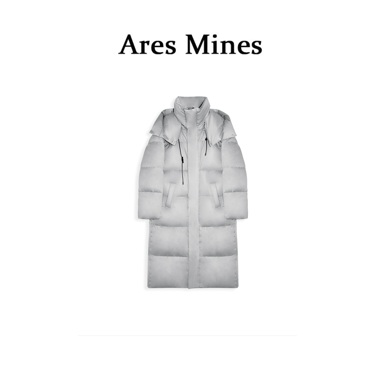 【盛朗熙Ares Mines】秋冬新款 云朵泡芙可拆卸连帽羽绒服