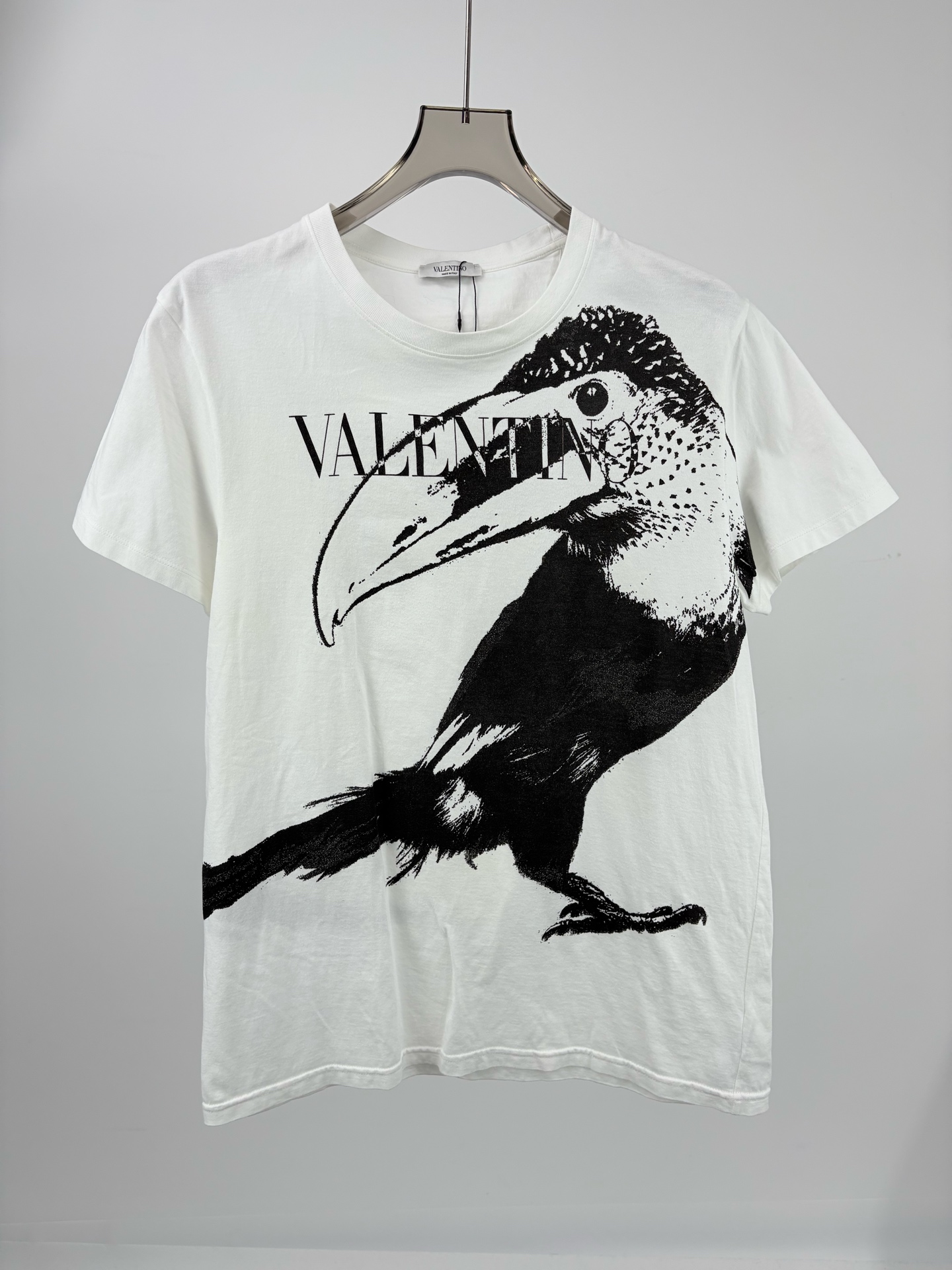 95新 YSL/圣罗兰 华伦天奴动物印花短袖 L码 95新14838