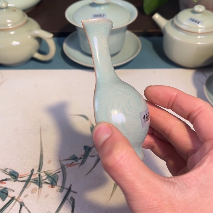 杯子瓷1950 青鸾汝瓷汝州发货