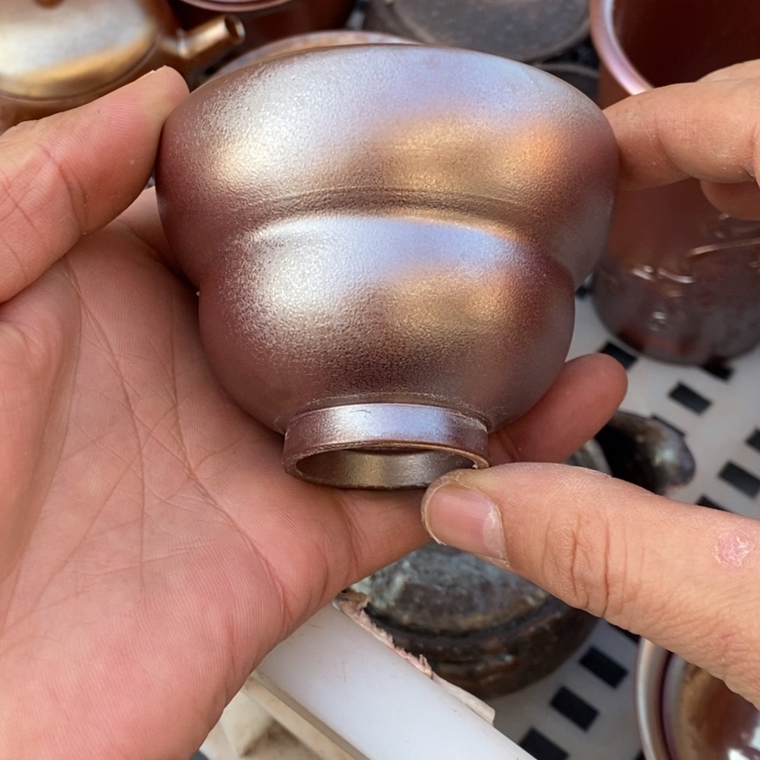 柴烧茶具陶瓷杯子