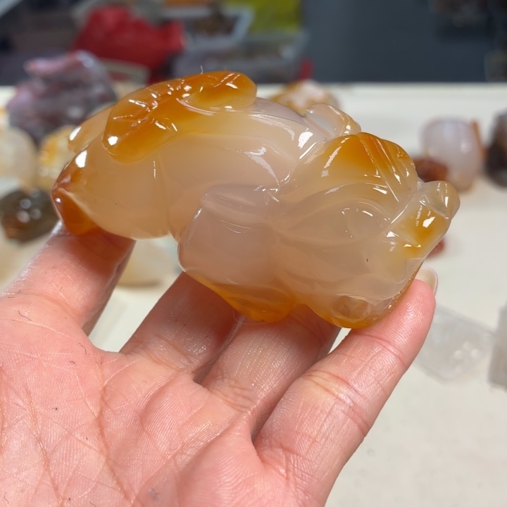 玛瑙/玉髓未镶嵌吊坠(不含链)