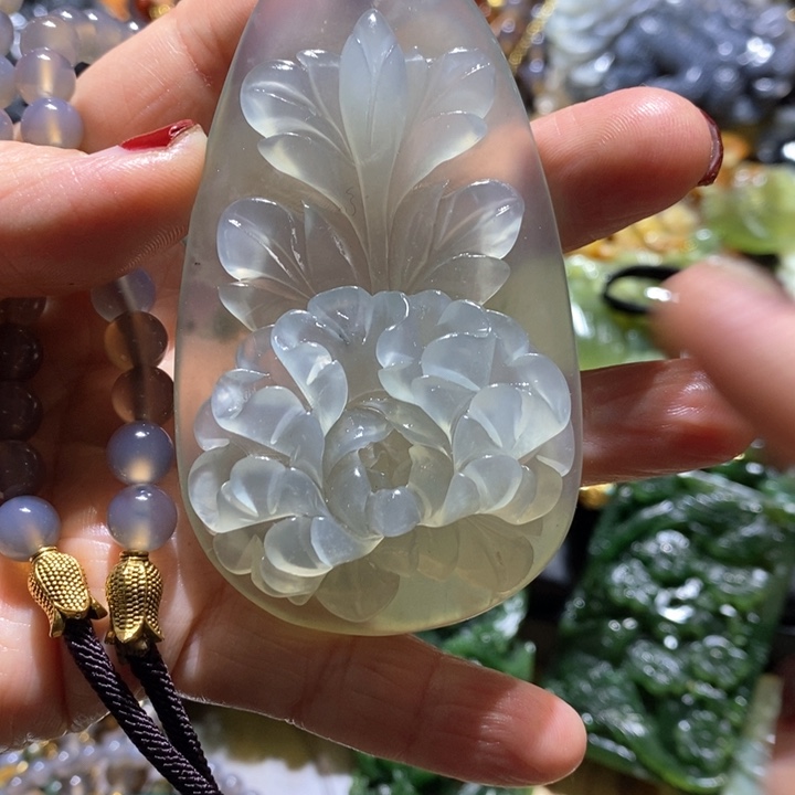 岫玉毛衣链未镶嵌