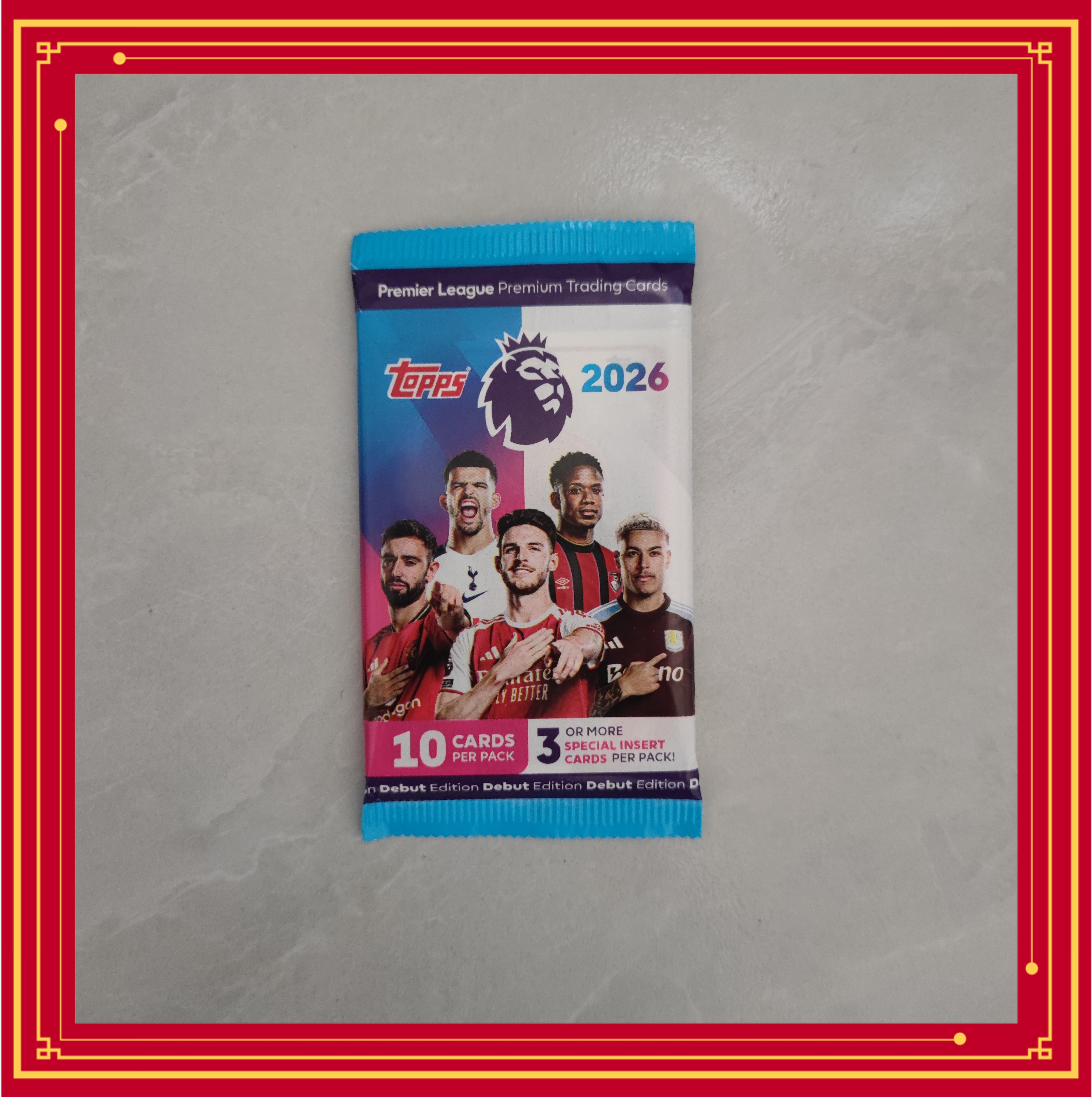 topps25-26英超补充盒球星卡盲盒