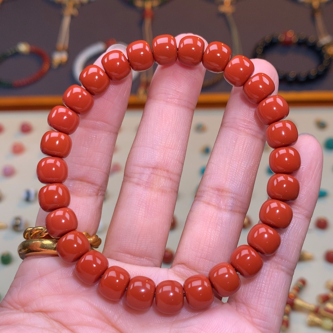 南红玛瑙未镶嵌颈饰