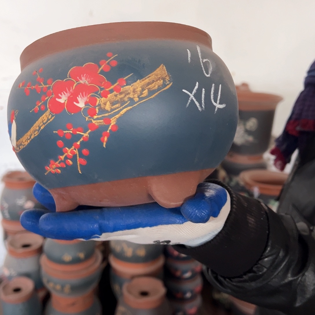 紫砂花盆紫砂花盆