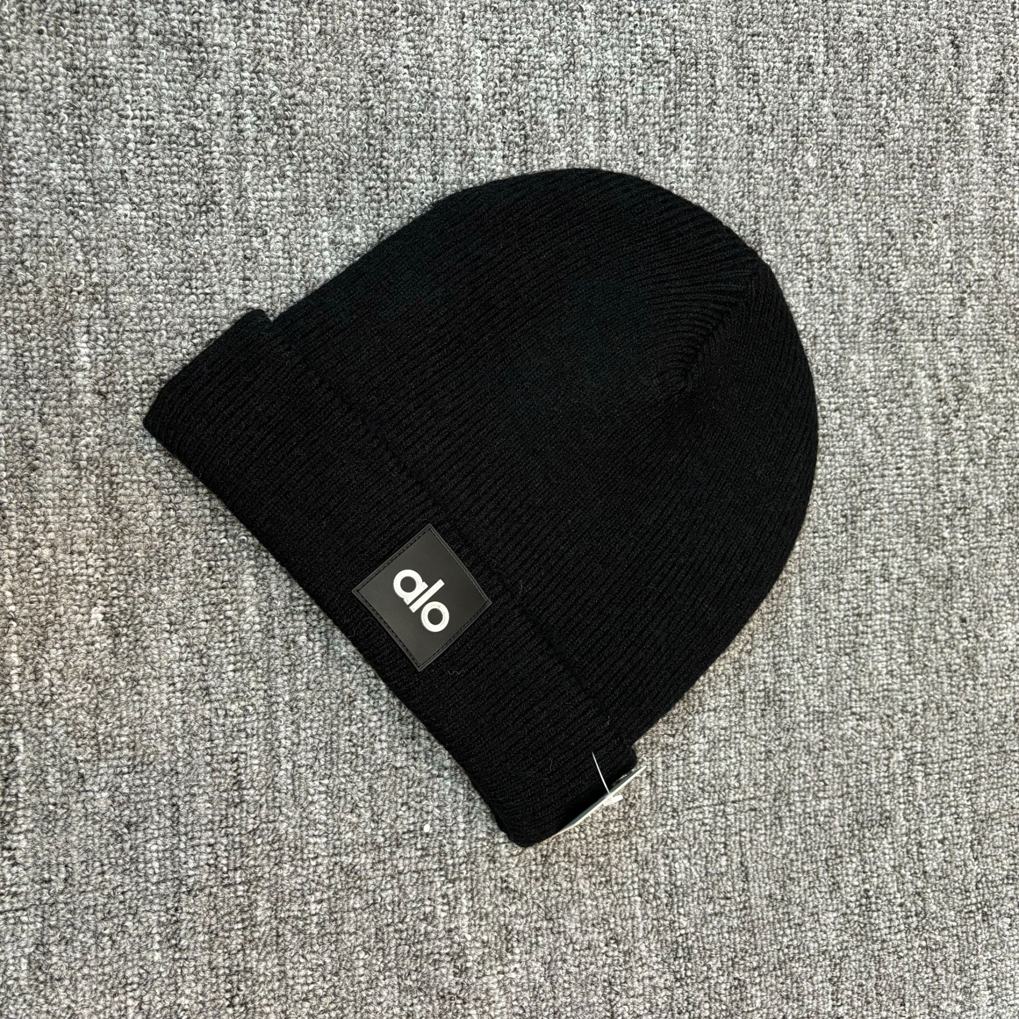 alo outls针织帽男女同款毛线帽防寒百搭